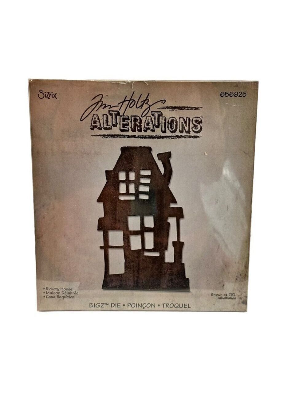 Sizzix Tim Holtz Alteration Bigz Die Rickety House 656925 Halloween Scrapbooking